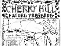 Cherry Hill Trail Map  Map of Cherry Hill Nature Preserve.